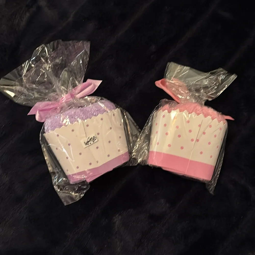 Ladies cozy soft socks (2pair) OS pink & purple NWT
